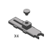 KIT GUIA BATENTE SK9661PI